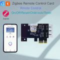 Tuya Smart ZIGBEE PCIE Control Card Remote PC Power On/Off via App, Alexa/Google Assistant Compatible, Schedule & Timer. 