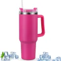 Stanley Tumbler 40 Oz. 1200ML Stanley Cup. Stainless Steel Vacuum Insulated Tumbler mugs with straw. Leak Proof Water bottle. Stanley Quencher. Hot and Cold Beverages.  Thermos Travel Mugs Coffee Mug Gym Mug Driving Cup. 