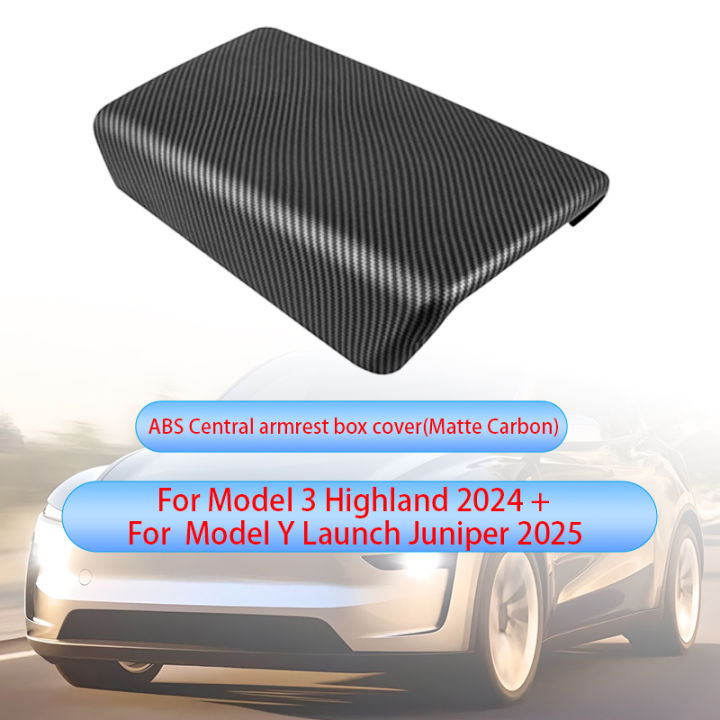 For%20Tesla%20Model%20Y%20Juniper%202025%20Model%203%20Highland%20Carbon%20Fiber%20ABS%20Case%20Center%20Console%20Arm%20Rest%20Lid%20Central%20Armrest%20Box%20Pad%20Cover%20-%20Image%207