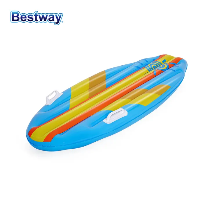 Bestway%2042046%20Water%20Surfboard,%20Inflatable%20Pontoon%20Paddleboard,%20Water%20Play%20Pontoon,%20Pool%20Ride%20Pontoon%20Row%20-%20Image%204