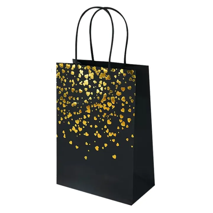 5/10PCS%20Black%20Brown%20White%20Bronzing%20Paper%20Bags%20Portable%20Birthday%20Gift%20Paper%20Bags%20Shopping%20Birthday%20Wedding%20Christmas%2022x16x8cm%20-%20Image%207