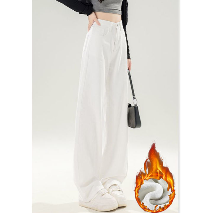 Winter%20Female%20High%20Waist%20Thermal%20Jeans%20Snow%20Warm%20Plush%20Jeans%20Girls%20Fleece%20Denim%20Pants%20Women%20Fashion%20Straight%20Leg%20Trousers%20-%20Image%204