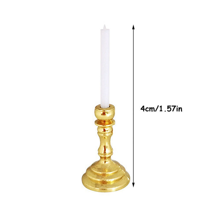 1Pair%201:12%20Dollhouse%20Miniature%20Candle%20Holder%20Candlestick%20Candelabra%20Model%20Home%20Decor%20Toy%20Doll%20House%20Accessories%20-%20Image%206