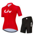 2025 Pro Team Women LIV Cycling Set Summer Women MTB Bike Cycling Clothing Bicycle Clothes Ropa Ciclismo Cycling Jersey Set. 