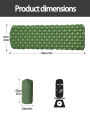Camping Inflatable Mattress In Tent Folding Camp Bed Sleeping Pad Picnic Blanket Travel Air Mat Camping Equipment.