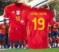 lamine yamal kit spain kit 19 number kit best quality kit new kit lamine yamal youngster kit spain star boy kit euro kit best quality kit. 