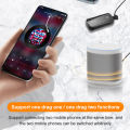 NFC Bluetooth 5.1 Transmitter Receiver Lavalier Style One Click Photo 3.5mm 2.5mm AUX/TF Card Stereo Wireless Audio Adapter.