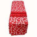 1pc Romantic Red Heart Lace Valentine's Day Table Runner for Home Table Decoration. 