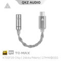QKZ TC MAX Pro USB Type C To 3.5mm Headphone Amplifier Audio Decoder IEM AMP Mobile Phone Adapter HiFi DAC CX31993/KT02F20 Chip. 