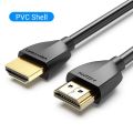 Vention 4K Slim HDMI-Compatible Cable for Mi Box PS4 1m 2m Gold Plated Port 4K 1080P 3D Cable 4K/60Hz HDMI-Compatible.