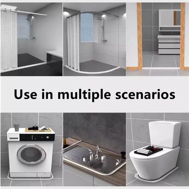 Silicone%20Bathroom%20Stopper%20Water%20Retaining%20Bendable%20Dry%20Wet%20Separation%20Blocker%20Shower%20Barrier%20Dam%20Countertop%20Water%20Stopper%20-%20Image%203