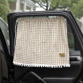 1PC Universal Car Sun Shade Curtains Cute Cartoon Bear Car Styling Rear Side Window Windshield Sunshade Protect Window Curtains.