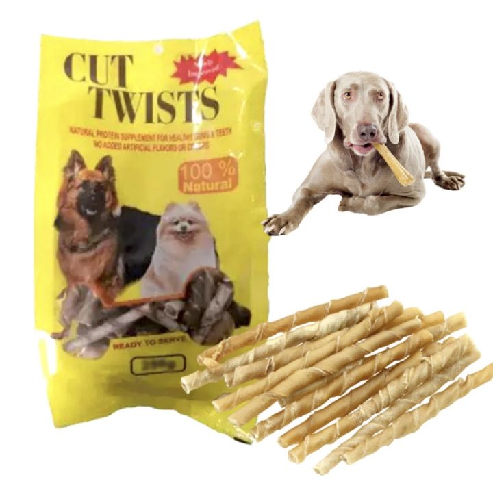 Dog Cut Twists Treats (250g) 100% Natural Munchies