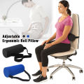 Cylinder Lumbar Spine Back Support Cushion Waist Pillow Auto Seat Back Cushion Memory Foam Car Seat Support Pad for Car Chair. 
