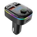 Car Bluetooth 5.0 FM Transmitter Wireless Adapter Mic Audio Receiver Auto MP3 Player 2.1A Dual USB Fast Charger Car Accessories. 