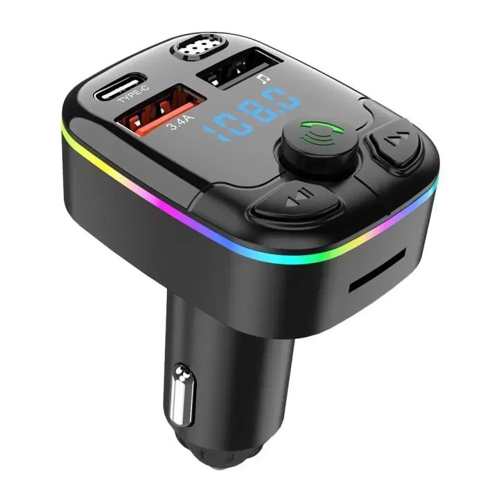 Car%20Bluetooth%205.0%20FM%20Transmitter%20Wireless%20Adapter%20Mic%20Audio%20Receiver%20Auto%20MP3%20Player%202.1A%20Dual%20USB%20Fast%20Charger%20Car%20Accessories%20-%20Image%203