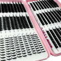 Spikes Lash Individuals Volume Eyelash Clusters D-Curly Lash Clusters Kit 10-20MM DIY Eyelash Extensions,6 Styles Lash Clusters. 
