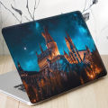 Pack of 2, Magic Castle Laptop Stickers, Computer Case, Scratch Resistant Self-Adhesive Durable, Easy to Install and Remove,.