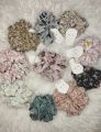 10 piece Scrunchie Hair Silk Band For Girl.