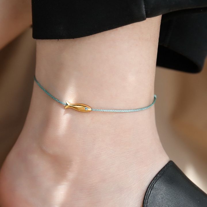 925%20Sterling%20Silver%20Koi%20Fish%20Anklet%20Rope%20for%20Women%20Girl%20Cute%20Fashion%20Summer%20Jewelry%20Dropshipping%20Wholesale%20-%20Image%203