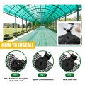 50Pcs Shade Cloth Clips Shade Fabric Clamps Grommets For Net Mesh Cover Sunblock Fabric In Garden Backyard. 