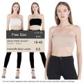 Cherilon cherilon strapless crop top non-slip T-shirt soft and comfortable seamless non-slip, not uncomfortable, black, white, beige, ONIB-VTTSB. 
