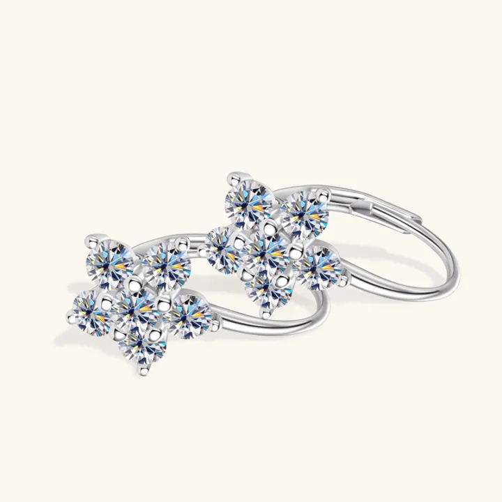 Original%20925%20Sterling%20Silver%20Flower%20Hoop%20Clip%20Earrings%20D0.60CT%20Full%20Moissanite%20Earrings%20for%20Women%20Wedding%20Jewelry%20Valentine%20Gift%20-%20Image%204