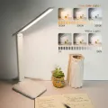 4800mAh Folding Table Lamp Eye Protection Night Light Touch Dimmable LED Light For Bedroom Reading USB Rechargeable Desk Lamp. 