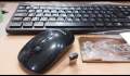 Wireless Keyboard Wireless Mouse Combo Victsing Bundling PC176B wireless keyboard and mouse compact size silent click, 2.4GHz USB original (brand stock) new box pack (black) Plug & play. 