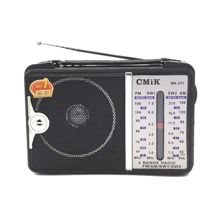 FM Radio High Sensitivity World Receiver Speaker AM/FM/TV/SW1/SW2 RADIO