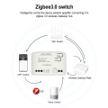 Tuya Zigbee Smart Home Relay for 2MQTT Gateway Hub,Motor Switch Module,DC 12V 24V 32V 110V 220V,1/2/4 Channel Radio RF Control. 