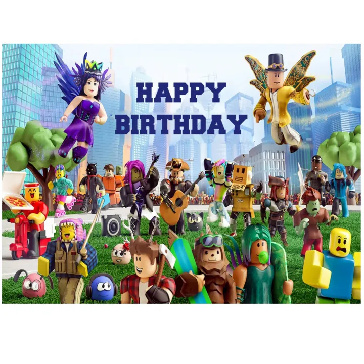 2026%20Roblox%20Game%20Backdrop%20for%20Kids%20Birthday%20Party%20Hot%20Theme%20Boys%20Photo%20Booth%20Background%20Wall%20Hanging%20Decoration%20-%20Image%202