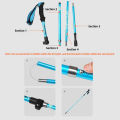 2Pcs Ultralight Trekking Poles Walking Sticks Hiking Canes Folding Aluminum Walking Pole Nodic Walking Sticks. 