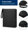 9 Pocket 900 Card Slots Card Binder, Premium Zip Trading Card Binder, Card Folder for MTG, TCG, Sports Cards, Game Cards. 