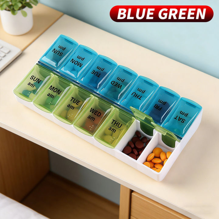 14%20Compartments%20Independent%20Pill%20Case%20Portable%20Medicine%20Box%20Home%20Office%20Travel%20Accessories%20-%20Image%205
