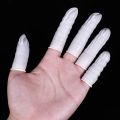 100pcs Disposable Latex Rubber Finger Cots Sets Fingertips Protector Gloves For Phone Watch Repair Tool. 