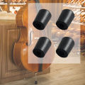 4 Pieces Double Bass Endpin  Tips Floor Friendly Cello Endpin Stoppers Anti Slip String Instrument End Cap Protectors. 