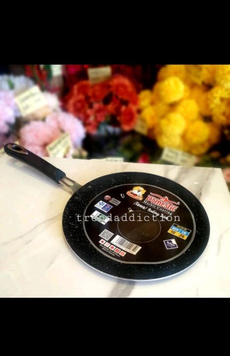 Non stick large size 36 cm Tawa / Domestic tawa marble coating