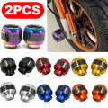 2Pcs Motorcycle Wheel Protection Crash Pad Protectors Alloy Motocross Falling Front Fork Slider Shock Absorption Cups Universal.
