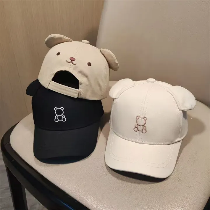 Baby%20Kids%20Cute%20Bear%20Embroidery%20Baseball%20Cap%2047-49cm%201-3%20Years%20Spring%20Summer%20Children%20Hat%20Korean%20Style%20Travel%20Ears%20Cap%20-%20Image%205