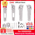 CVK 1Pair Aluminum Alloy Anti-Skid Black CNC Folding Foot Pegs Pedal Rest Front and Rear Footpegs Footrest For HONDA CBR600RR. 