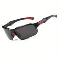 Outdoor Polarized Fashionable Sports Glasses for Men and Women, Windproof Suitable for Baseball Running Fishing Golf and Driving. 