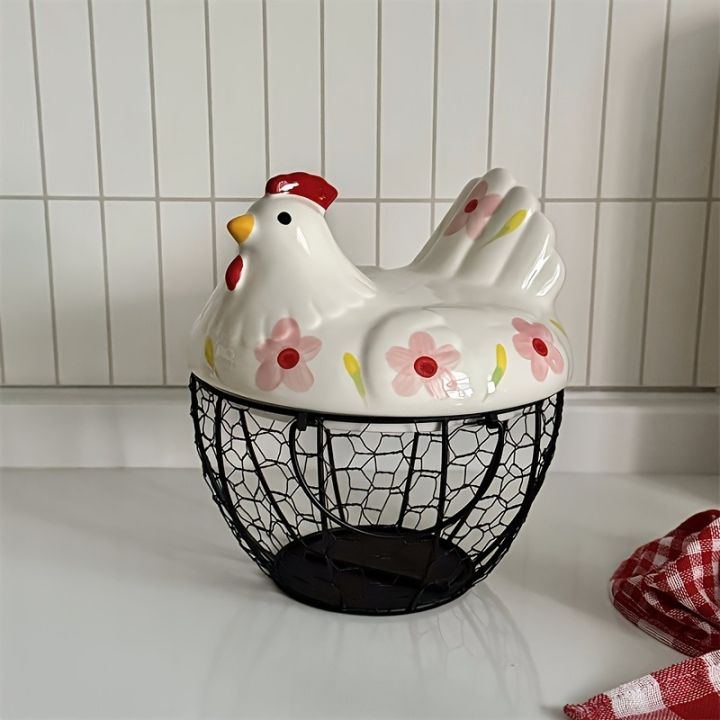 1pc%20Farmhouse%20Hen-Shaped%20Ceramic%20Egg%20Baske%20-Ceramic%20Egg%20Holder%20with%20Lid,Rustic%20Kitchen%20Organizer%20for%20Fruits/Veggies%20-%20Image%207
