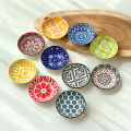 6/10 Pieces of Ceramic Condiment Dishes, Bohemian Plates, Sauce Dishes, Household Soy Sauce Vinegar Spice Dishes, Suitable for Home Kitchens, Restaurants, Sushi Bars, Parties, Hot Pot, Picnics, Camping, Barbecues, Cold. 