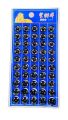 Black Tich Button Big Size For Ladies Jents Cloths (50 Buttons). 