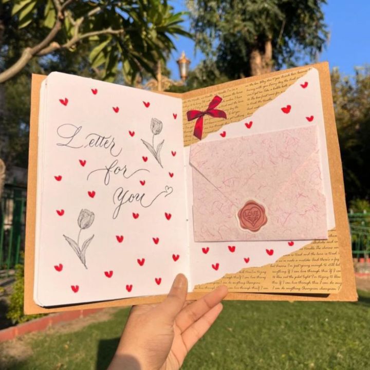 Customized Scrapbook with Pictures and messages for your loved ones