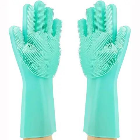 Advanced inspiring - Upscaled Quality - Dishwashing Gloves Wash Scrubber - Vintage Choice - Exclusive Experience - Low Maintance