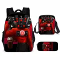 3PC-Set Skibidi Toilet Children's Backpack Boy School Bag for Teenage Backpack Anime Boys Girls Anime Cartoon School Bag Mochila. 