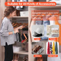 Hat Organizer Hat Hangers for Closet, Hat Rack Multifunctional Hat Holder Baseball Hat Storage Organizer for Hang Ball Caps. 