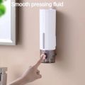 Non-Perforating Soap Dispenser Hand Sanitizer Wall Hanger Press Dispenser Home Hotel Shower Gel Shampoo Box Wall Mount. 